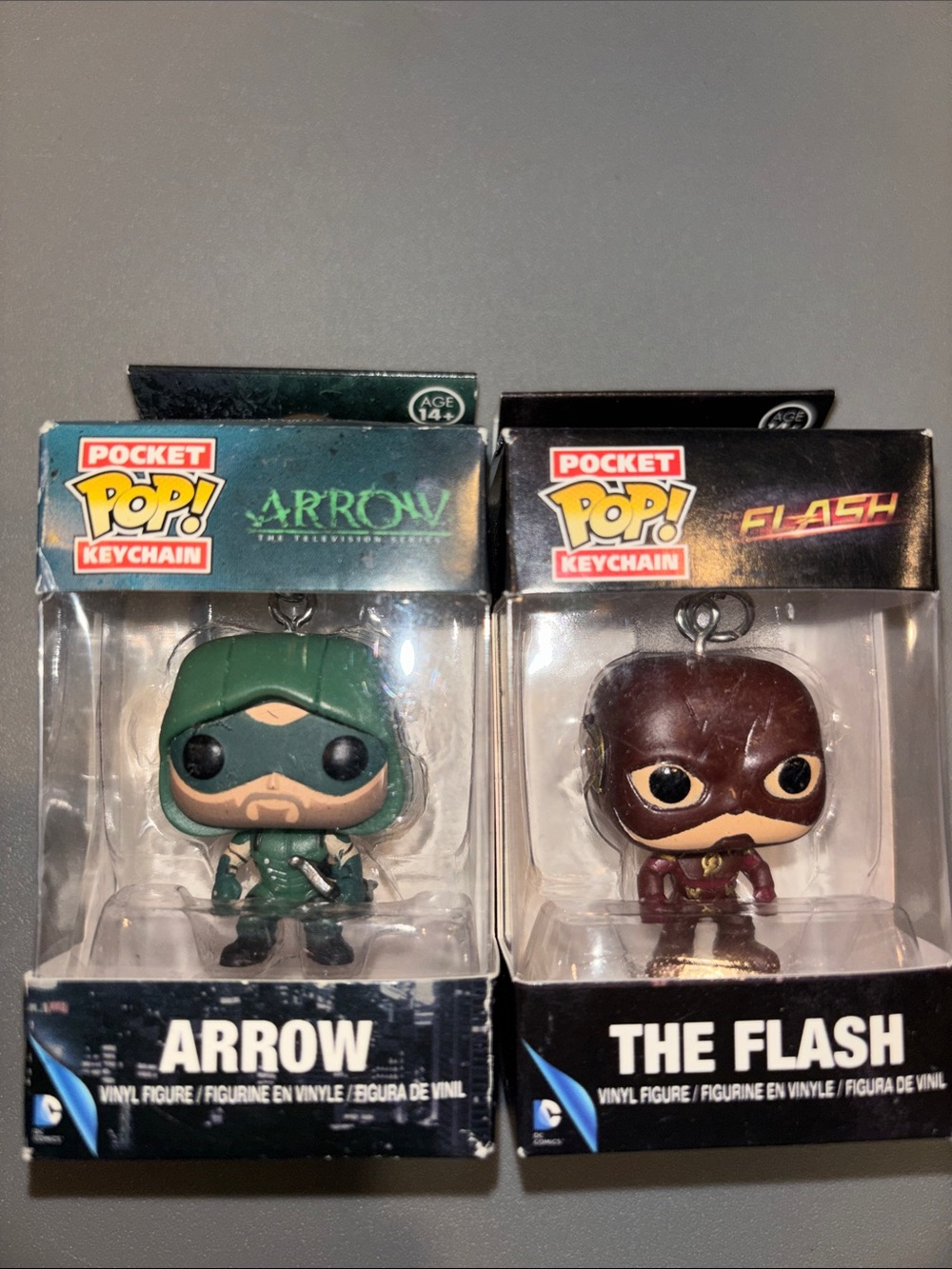 Pocket Pop The Flash & Arrow Keychains -2